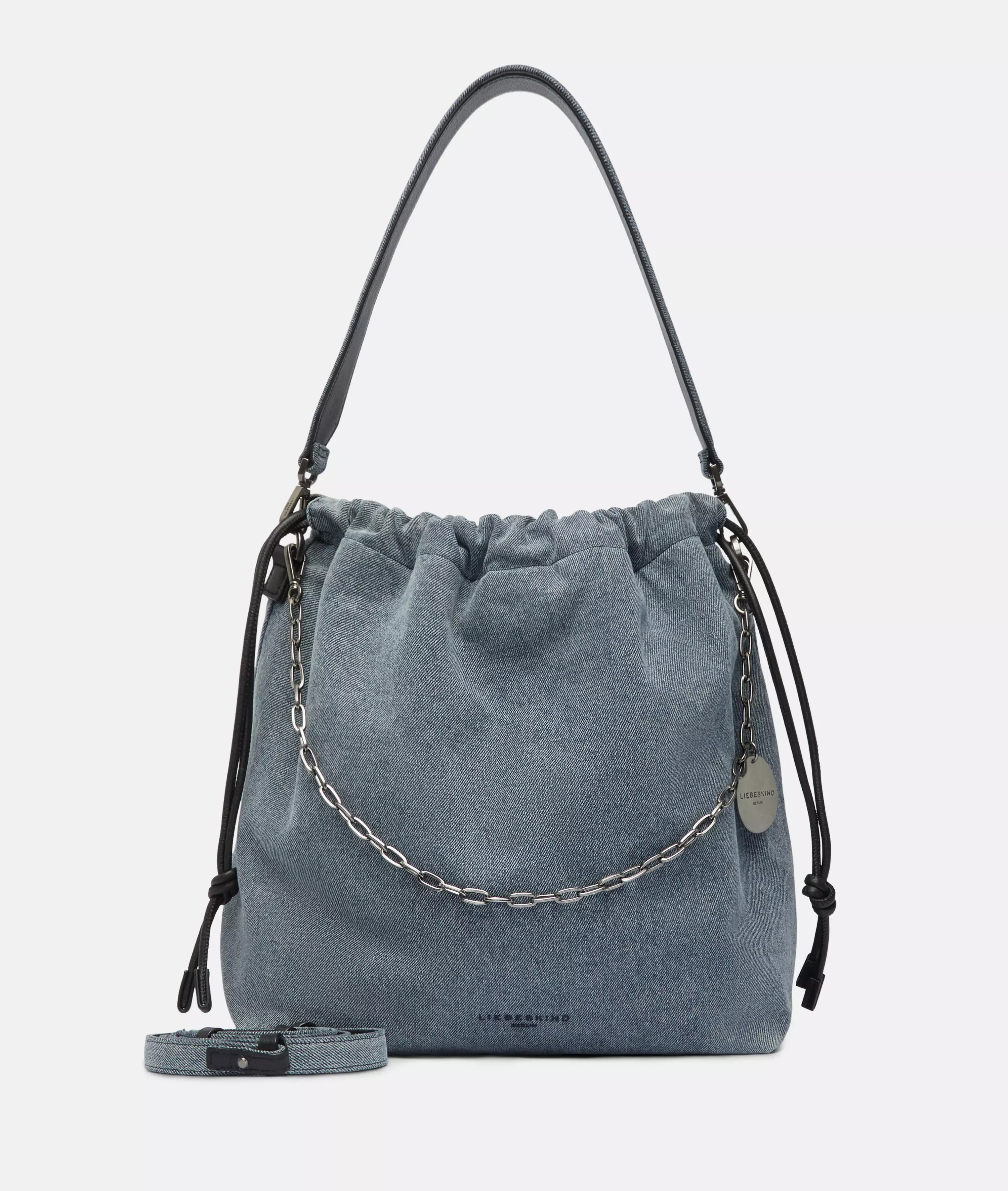 Denim Lya II Hobo M Spacious pouch bag made from denim