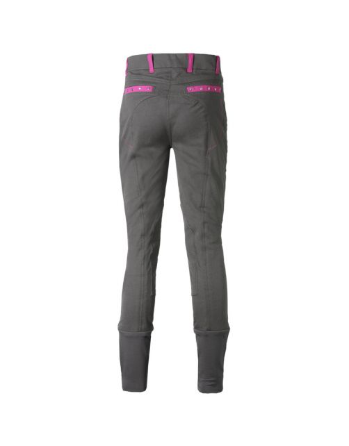 P3-Wear Rijbroek Kids Grijs&Roze - Ruiterkleding