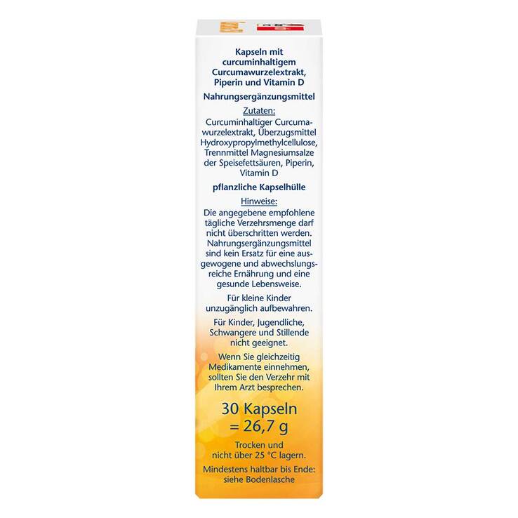 Doppelherz Curcuma 750 Kapseln, 30 St