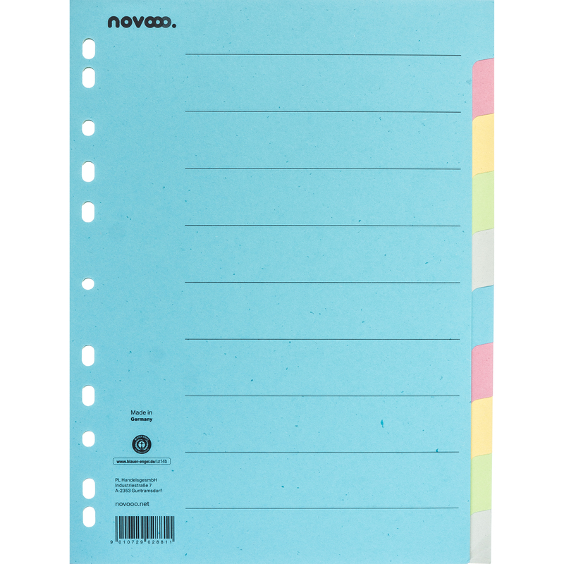 novooo Register, A4, 10-teilig