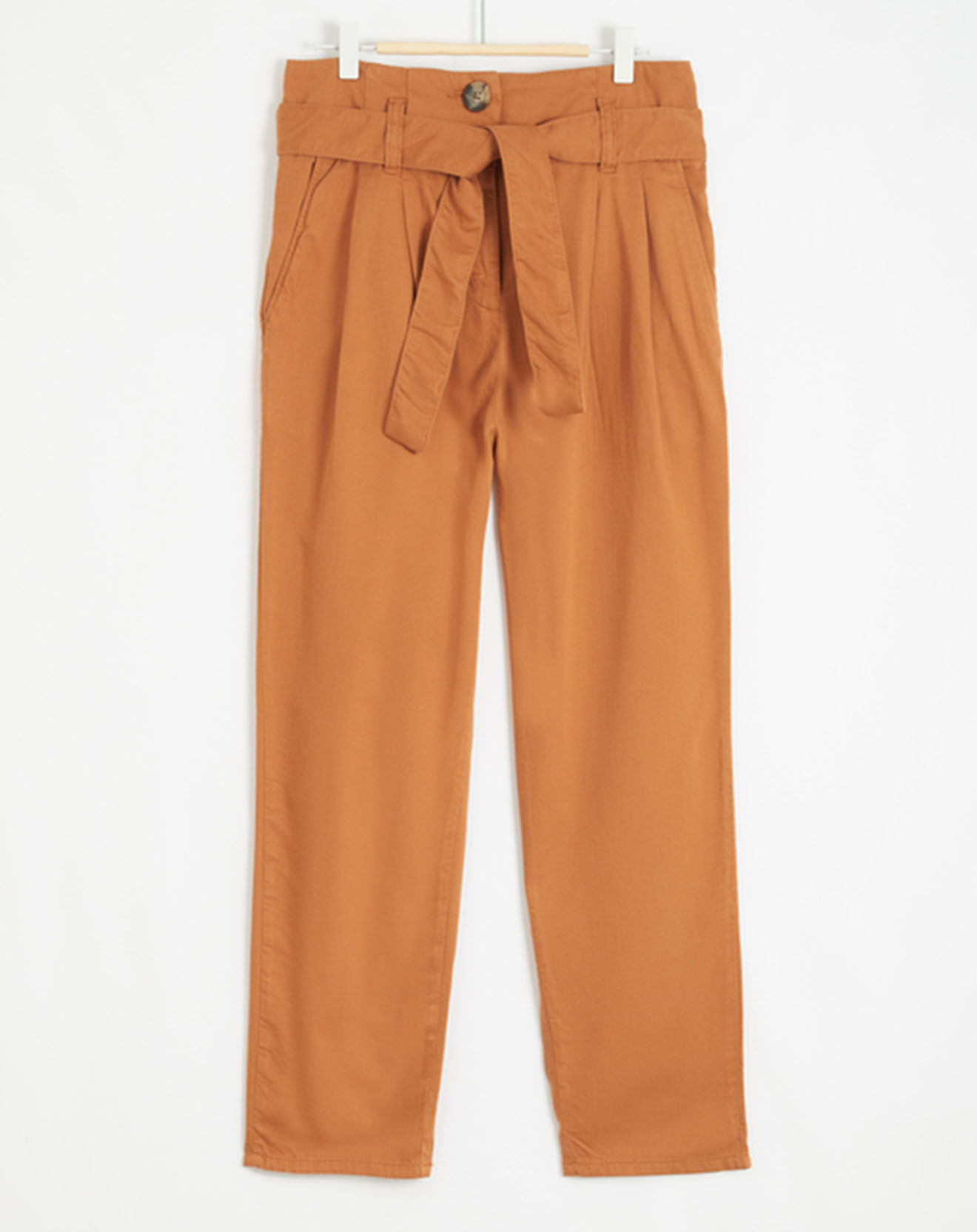 Caroll Pantalon 7/8 fuselé June tabac