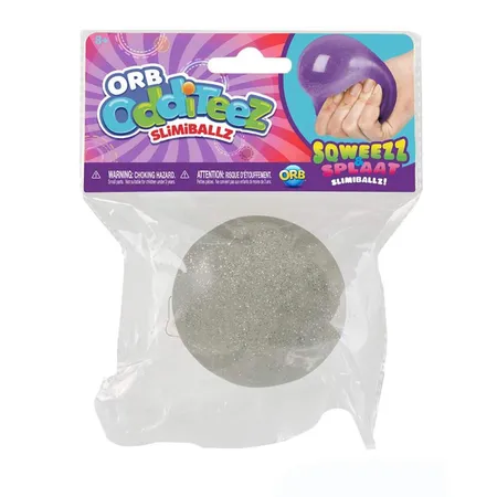 Boti Ball of Slimy Mega Odditeez Slimiballz, silber
