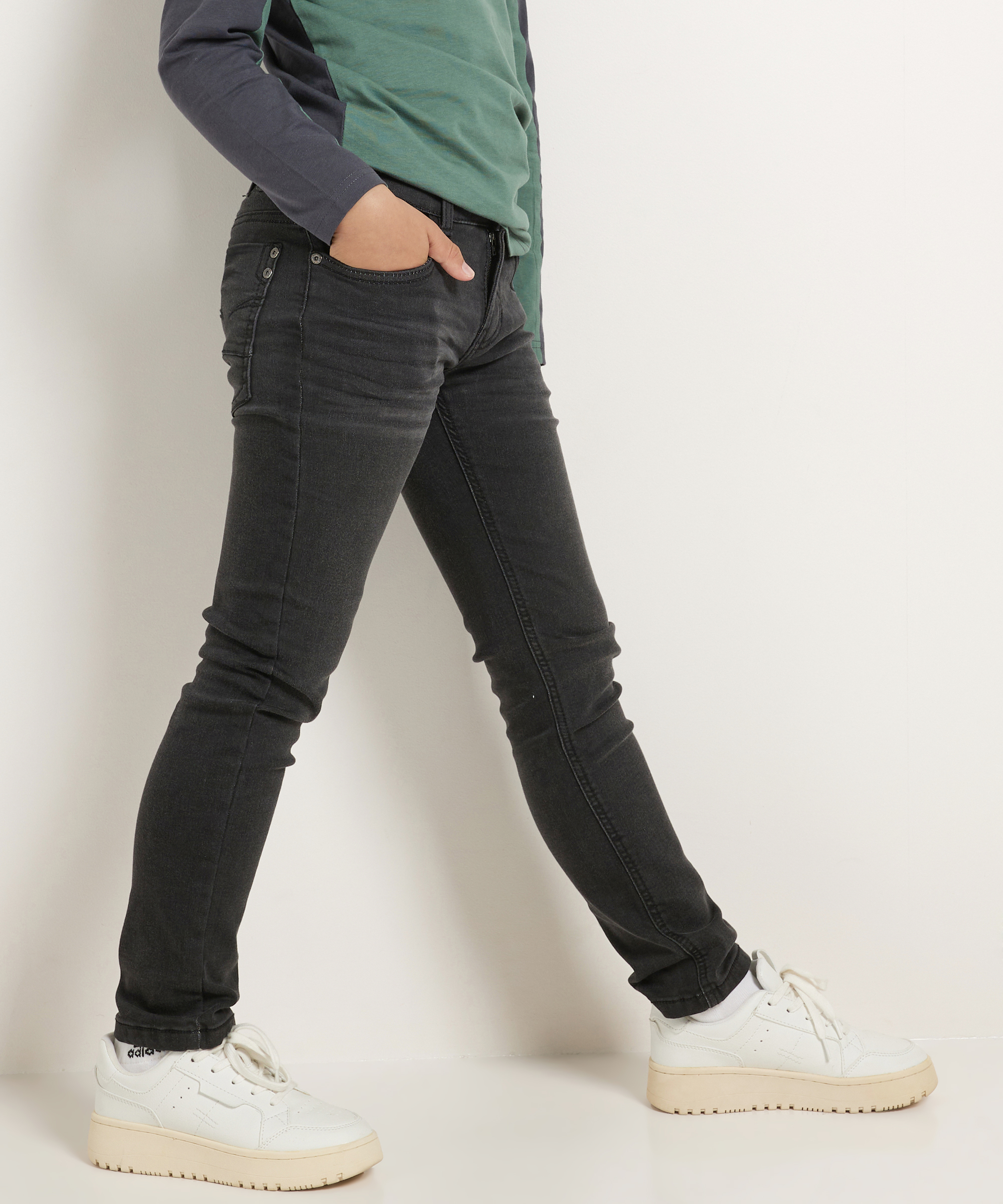 slim fit jogg jeans - zwart