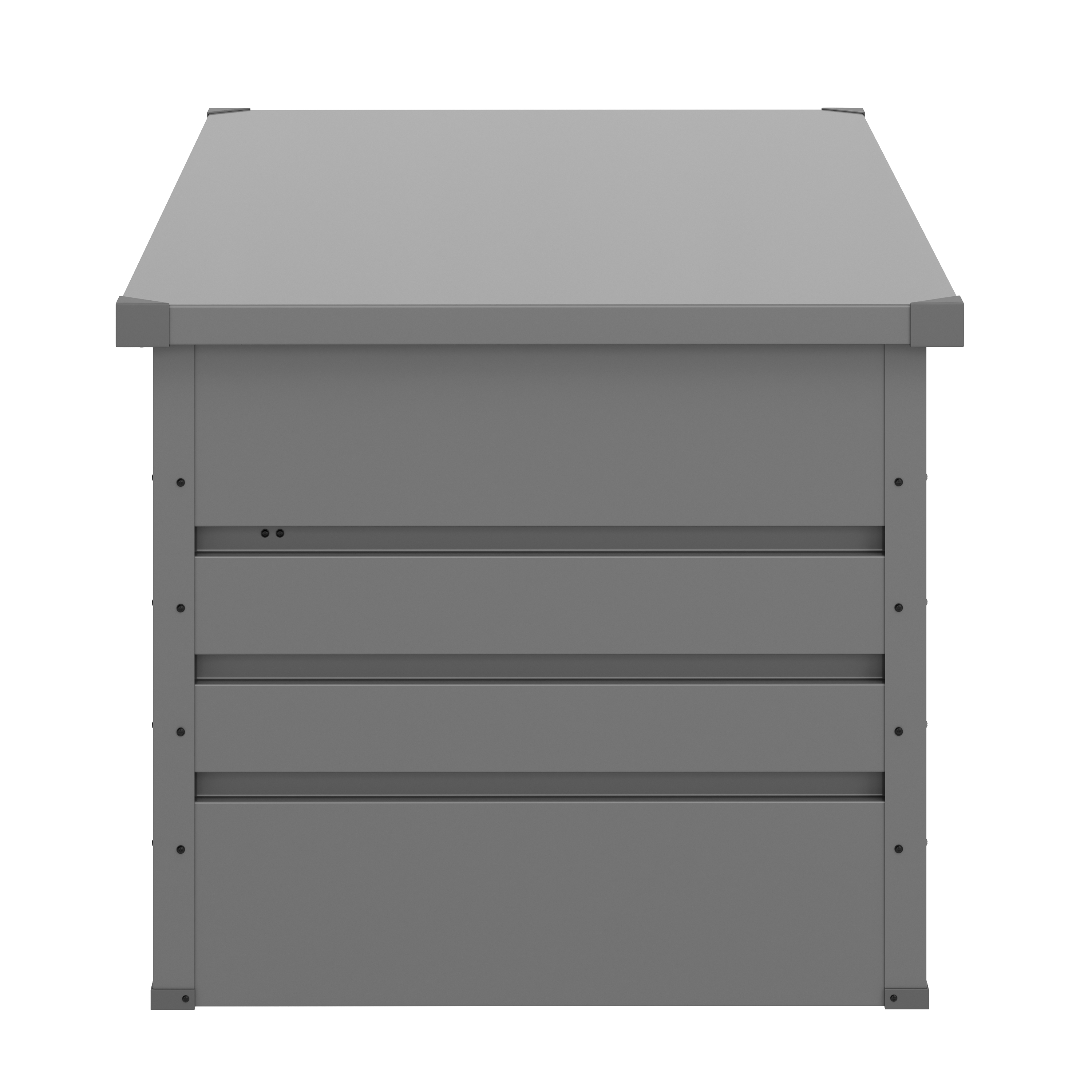 Gartenbox wasserdicht MONACO 165 x 70 x 64 cm 600L grau