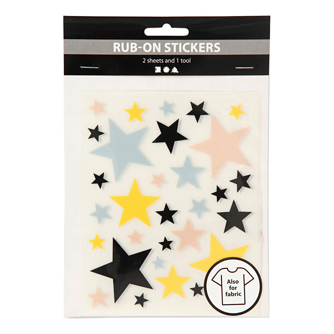 Rub-On Stickers Sterren,2 Vellen