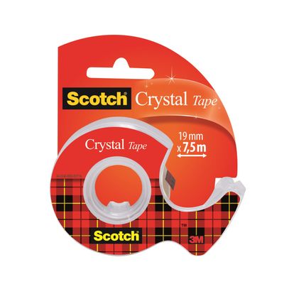 Scotch Crystal - Ruban adhésif - 19 mm x 7,5 m - transparent