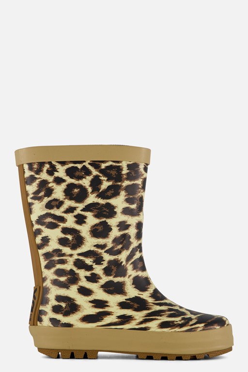 XQ Footwear Leopard Regenlaarzen beige