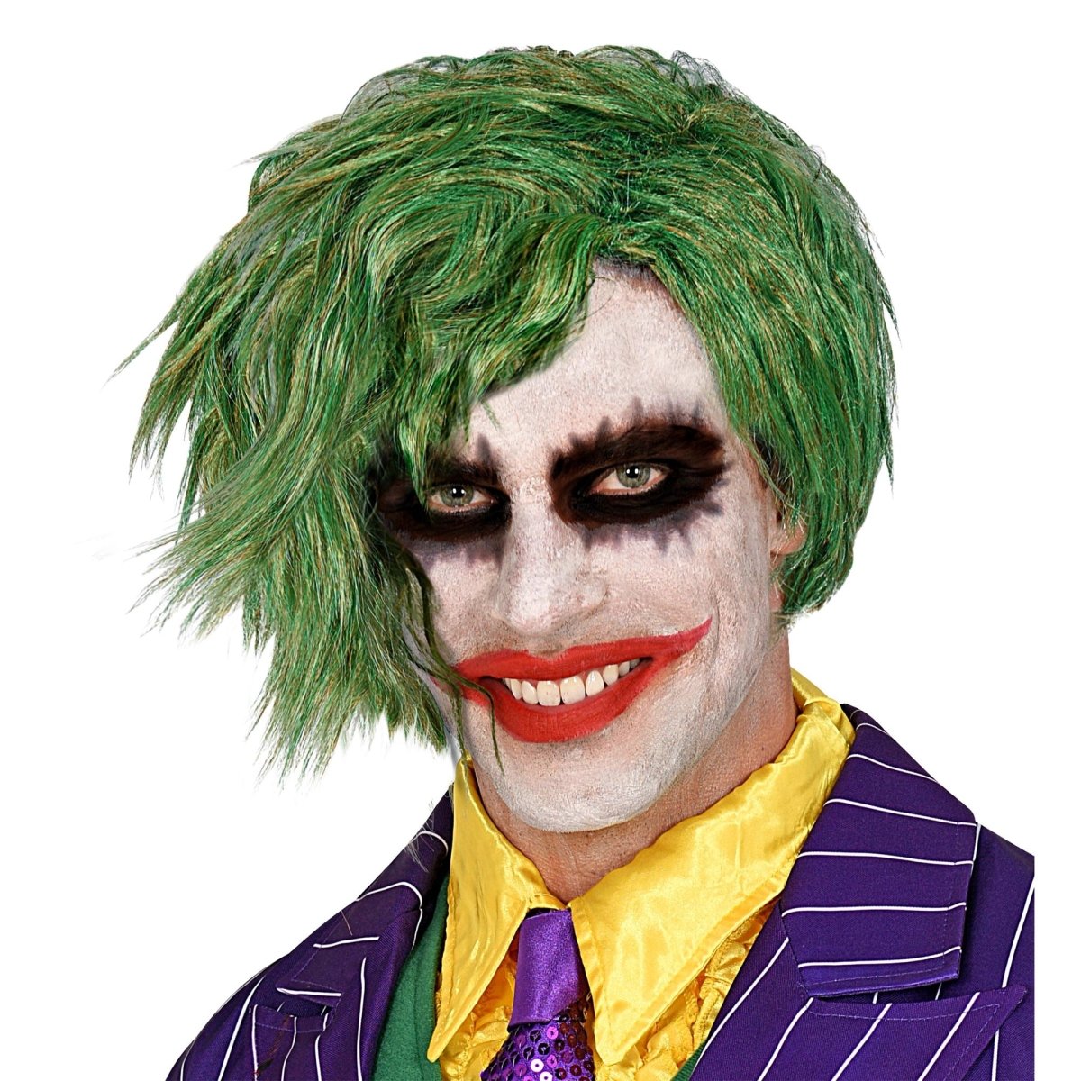 Halloween Pruik Groen Clown
