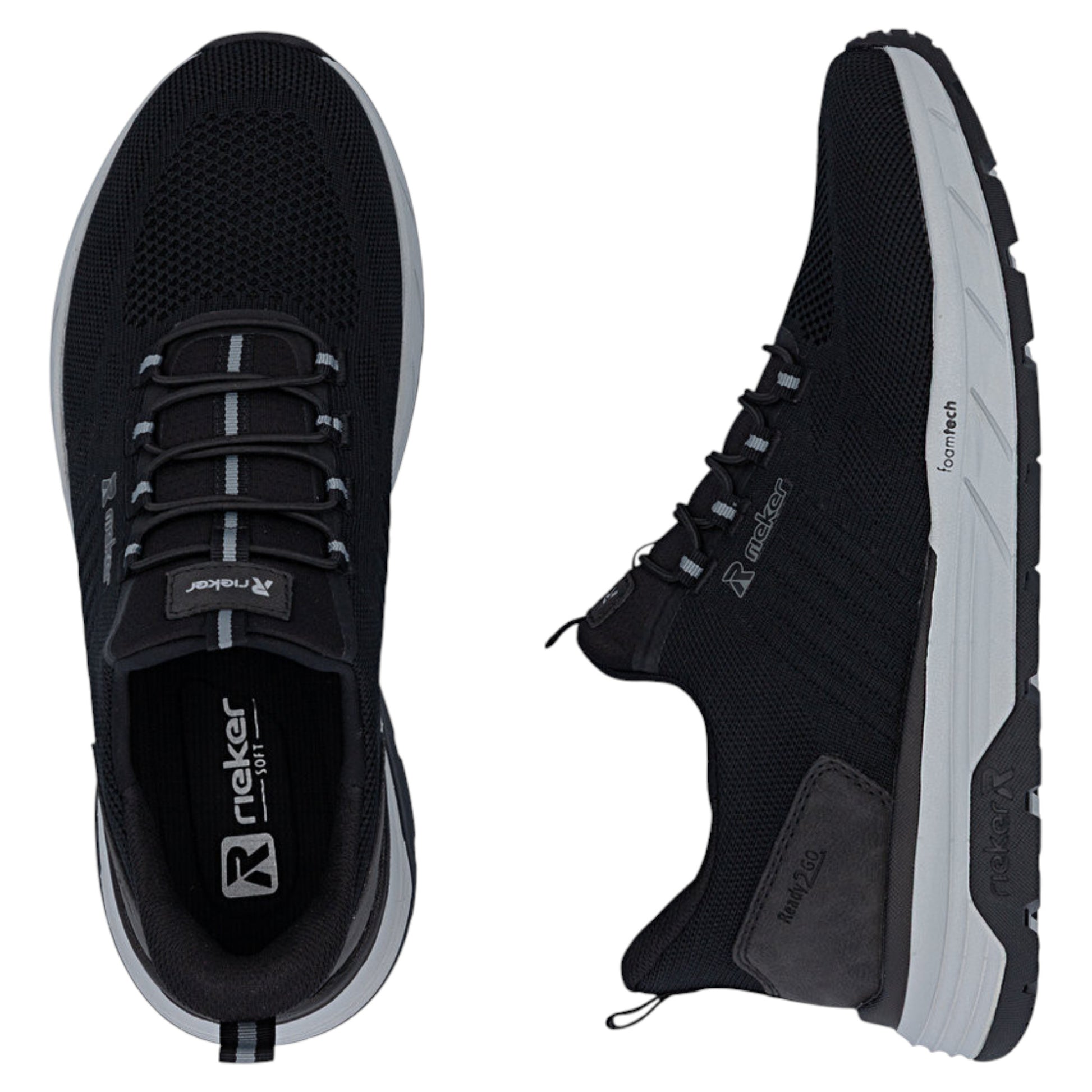 Ready 2 Go sneakers, herre, sort