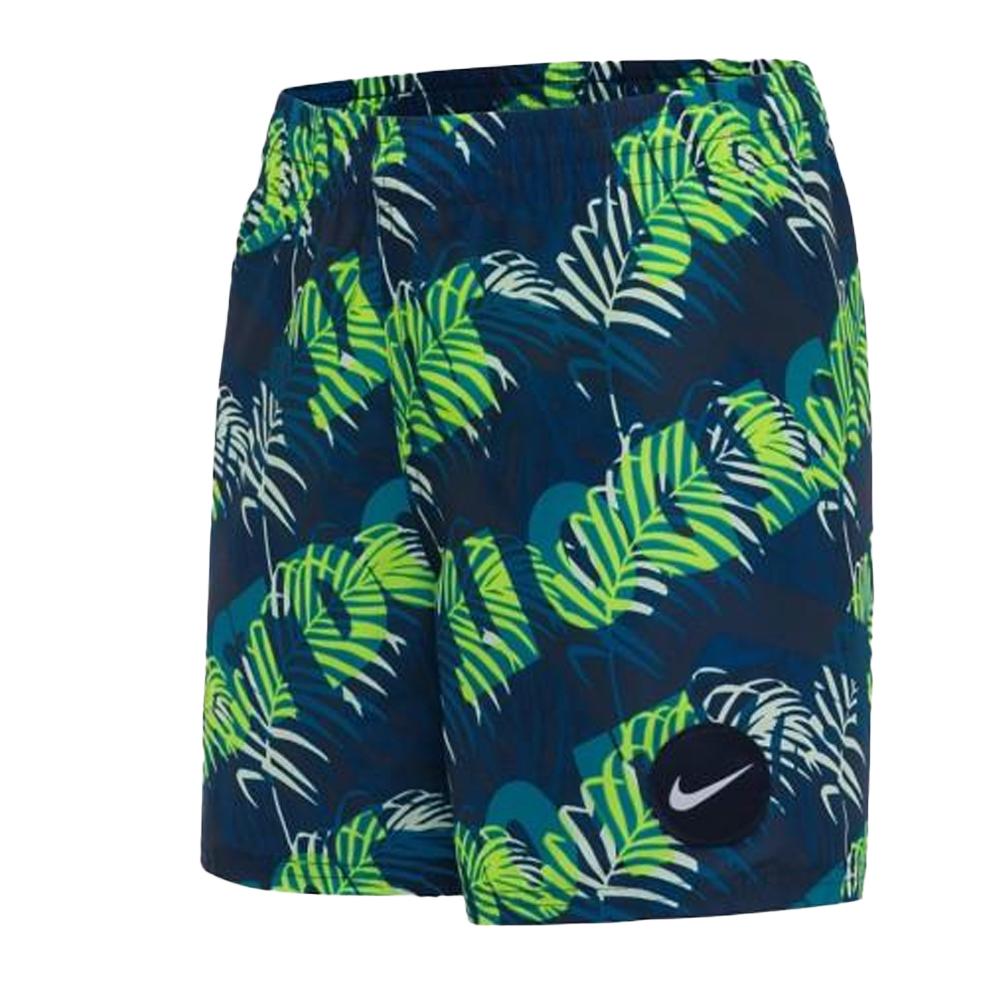 Nike Short de bain Marine/Vert Garçon Nike 4 Volley