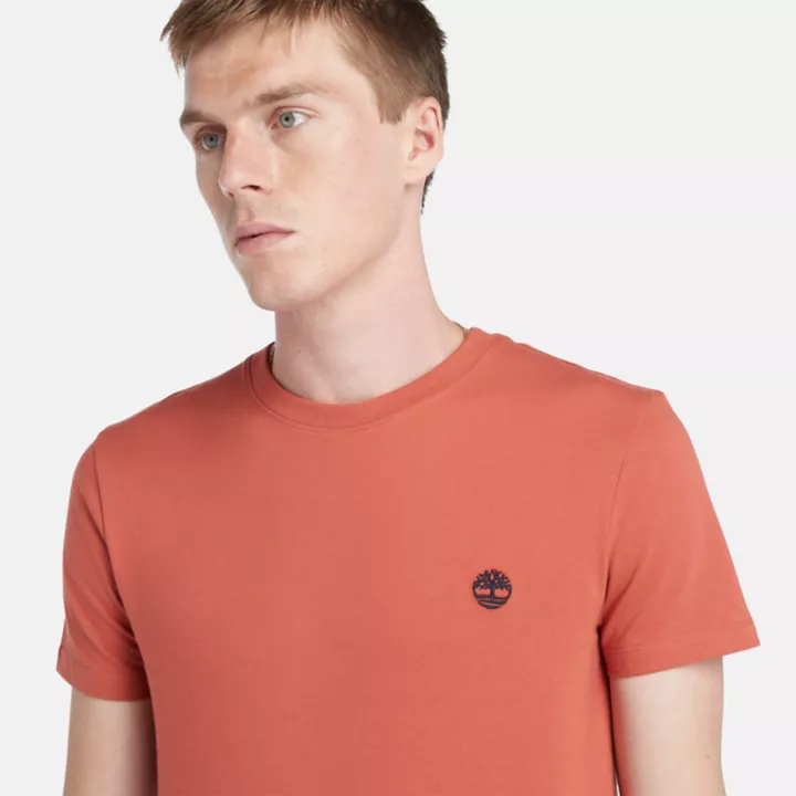 T-shirt Dunstan River pour homme en rouge