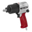 Trykkluftdrevet muttertrekkersett 13 deler 680 Nm 226 l/min