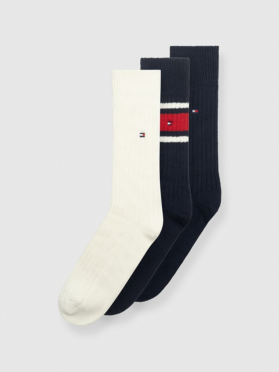 TOMMY HILFIGER<br>Caixa com 3 pares de meias