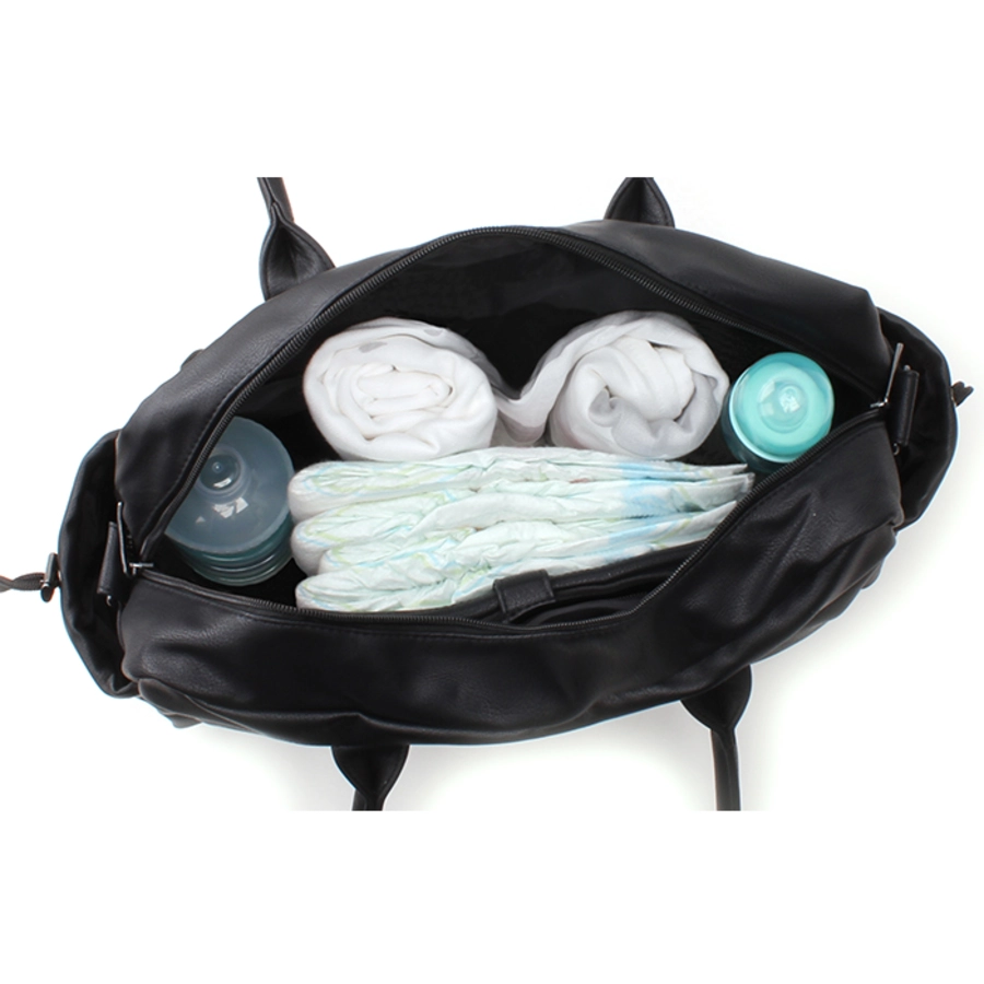 Kidzroom Wickeltasche Vision Leather Black