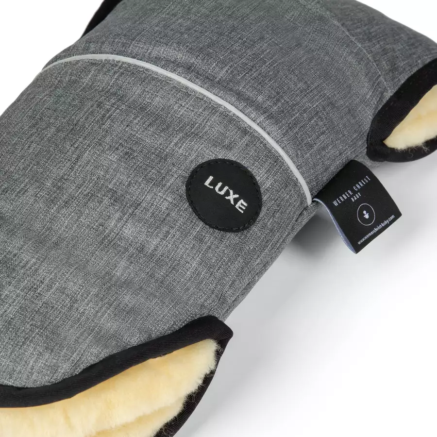 Werner Christ Baby Handwärmer GLOVY LUXE grau