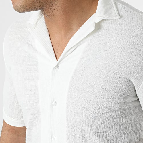 Chemise A Manches Courtes ERS-1651 Blanc