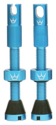 Valves Tubeless Peaty's x Chris King MK2 42mm Turquoise