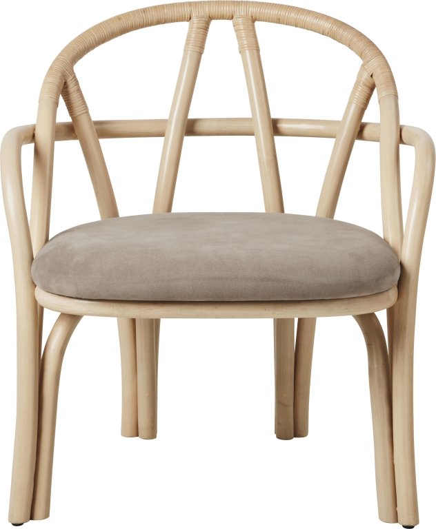Gubi Bistra lounge stoel naturel