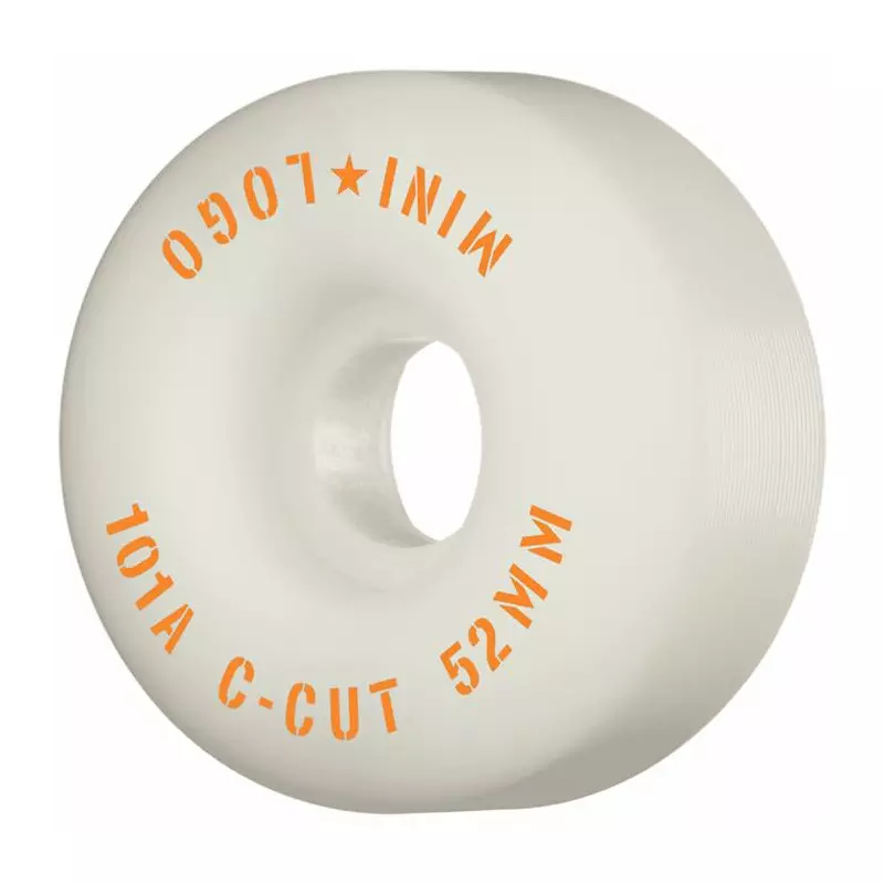 Roues skate MINI LOGO (jeu de 4) 52mm c-cut ii 101a white