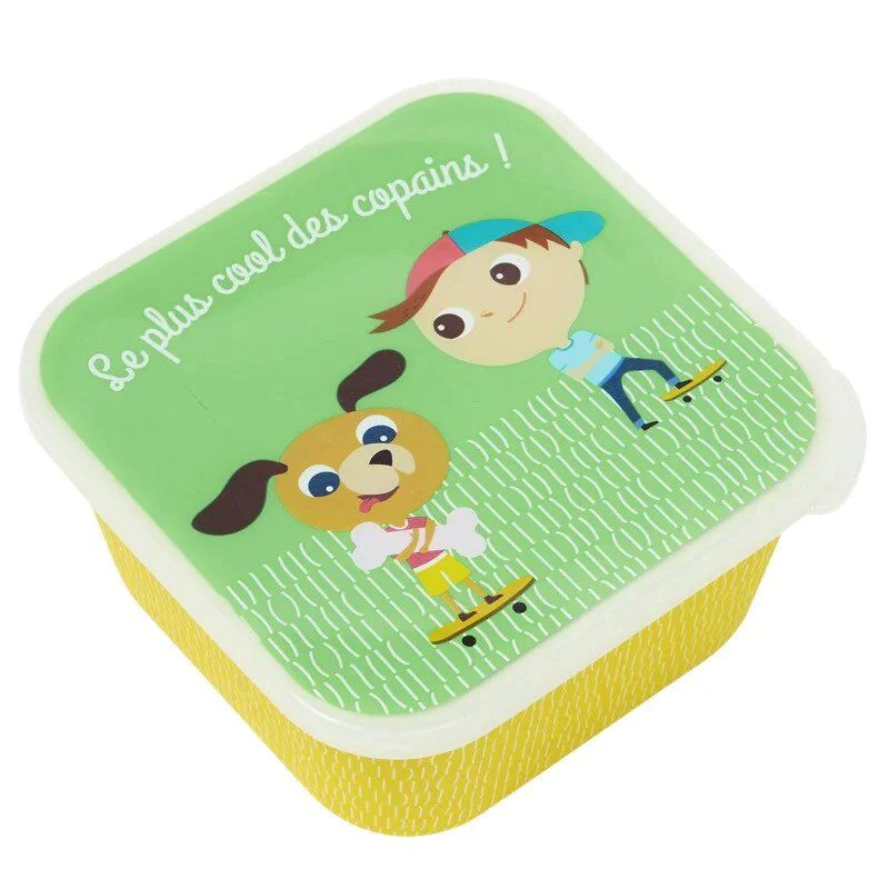 Boîte à goûter - Chien skate Toga