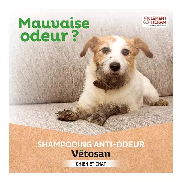 Shampoo Anti-Odor Vétosan para Cães e Gatos Clément Thékan 200 ml