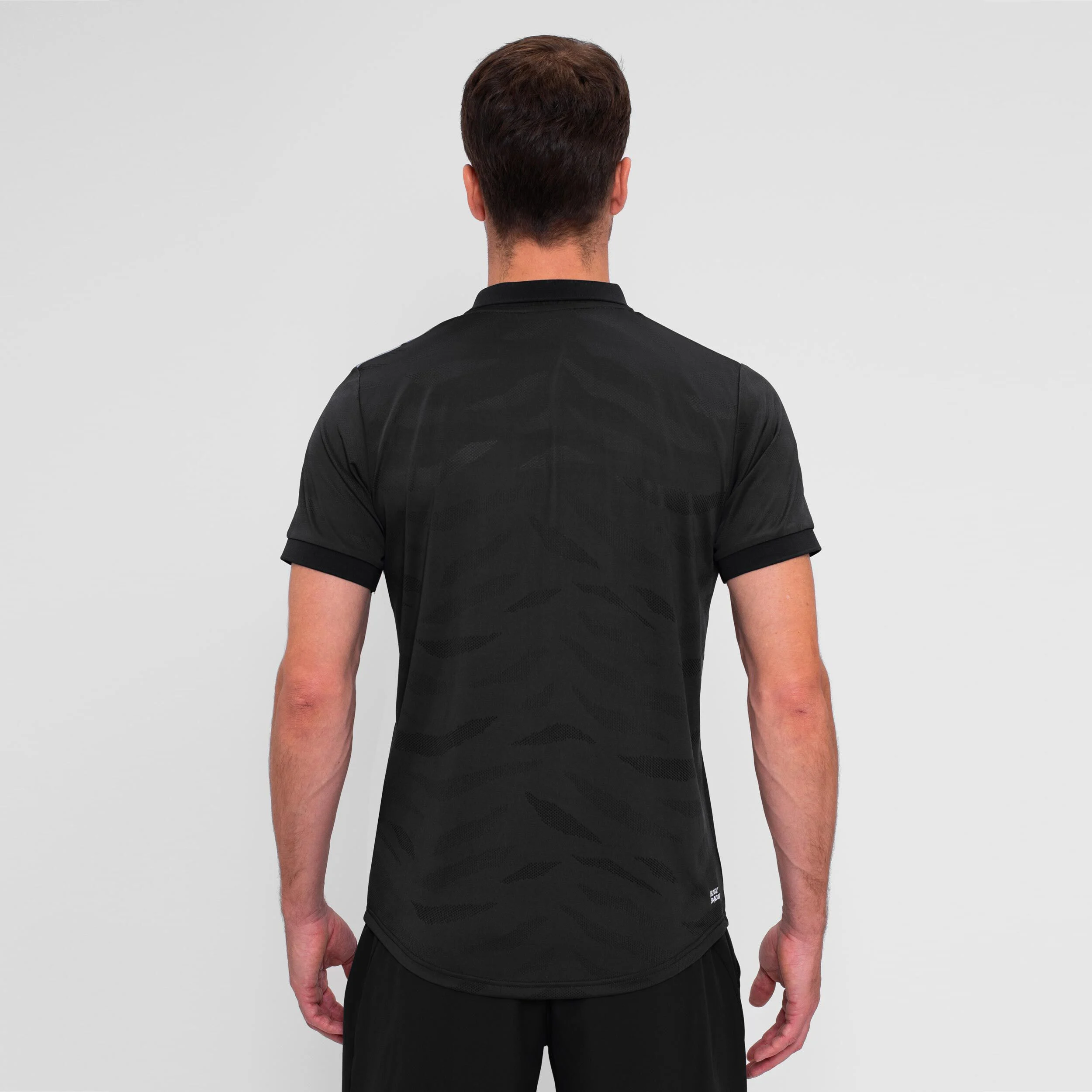 BIDI BADU Spike Polo Hommes - Gris Foncé, Bleu