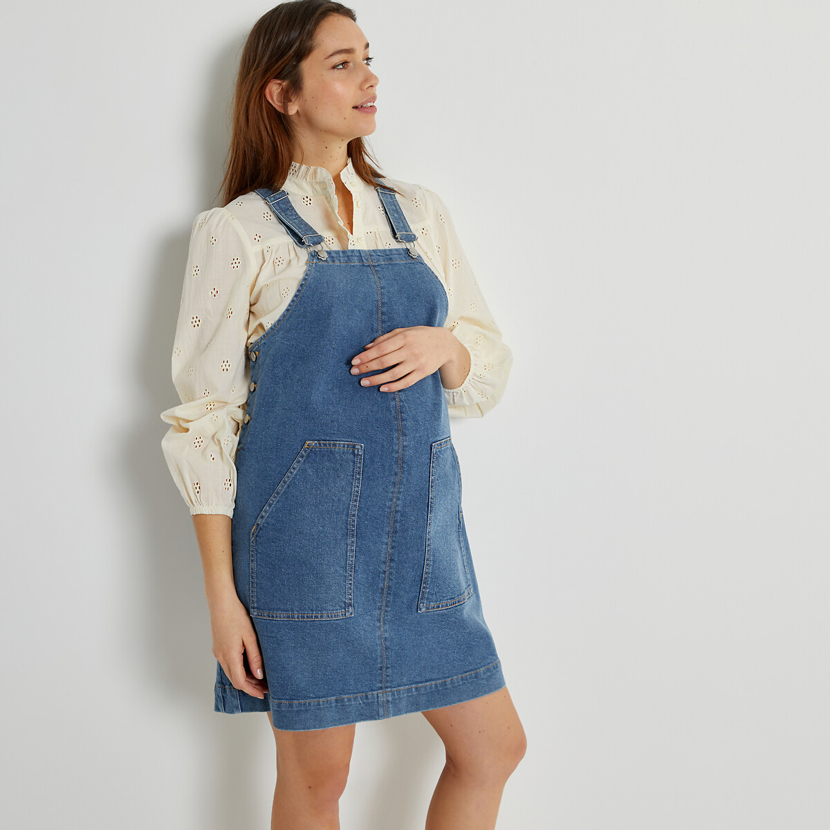 COLEÇÕES LA REDOUTE<br>Jardineiras Pennis, para maternidade
