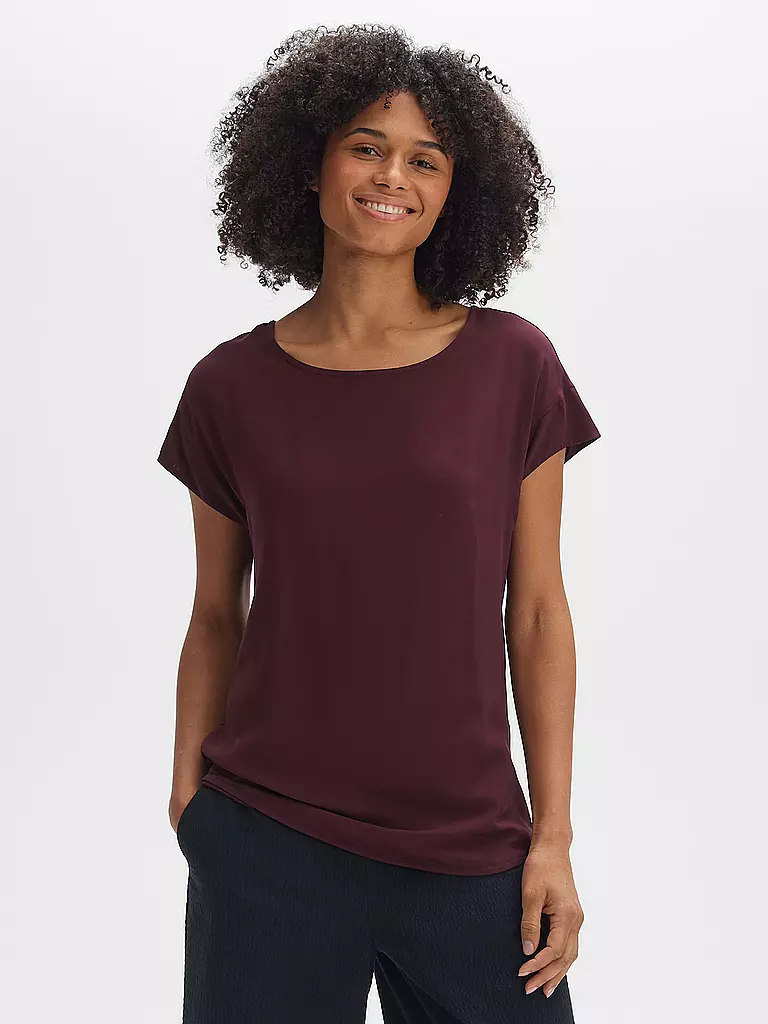 OPUS Blusenshirt SKITA SOFT beere