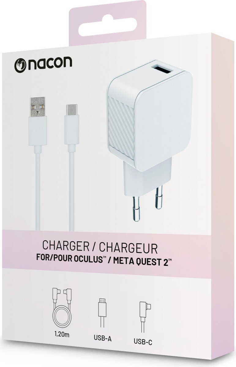 Nacon Nacon Meta Quest 2: A/C Adapter - Meta Quest 2