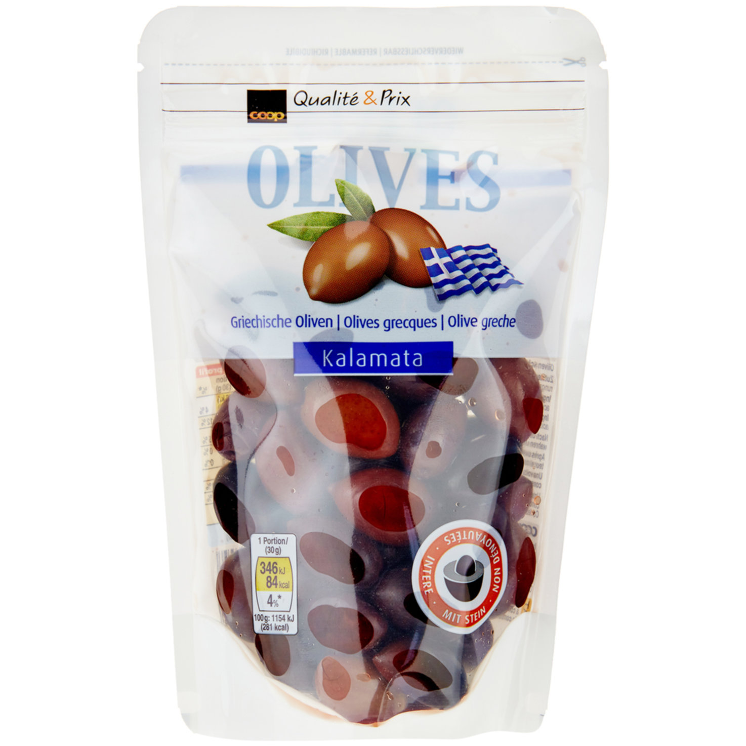 Griechische Oliven schwarz Kalamata