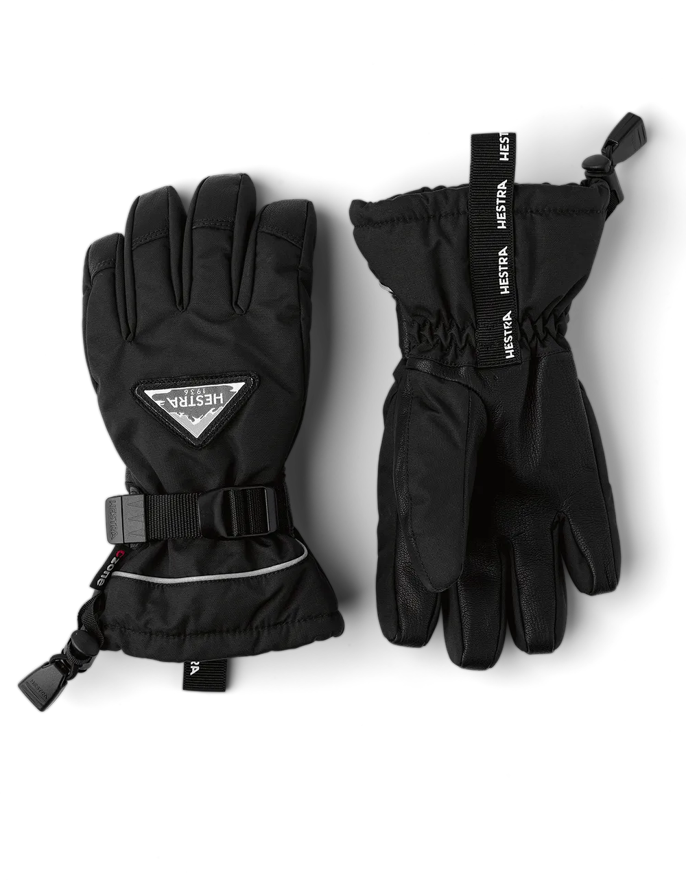 Hestra Kids' Skare CZone 5 Finger Black