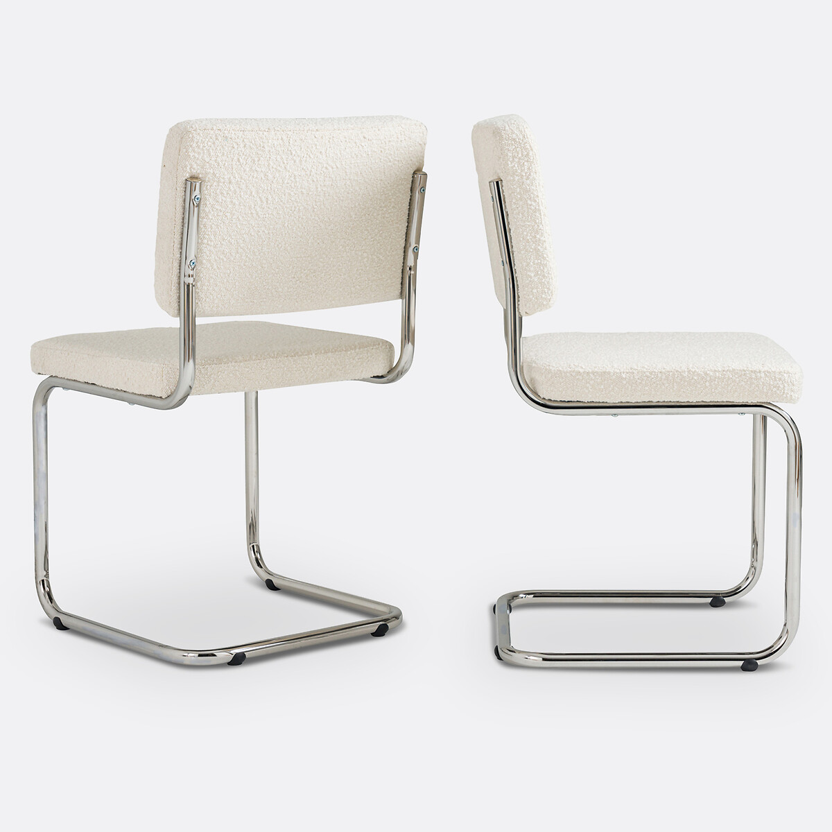 LA REDOUTE INTERIORS<br>Conjunto de 2 cadeiras bouclette, Sarva