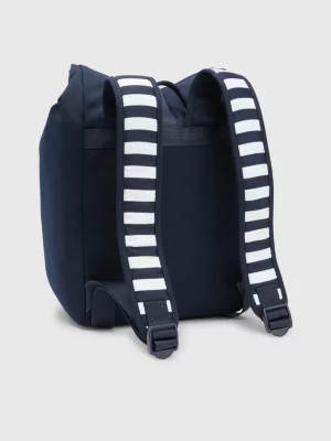 Mochila térmica listrada para lanche
