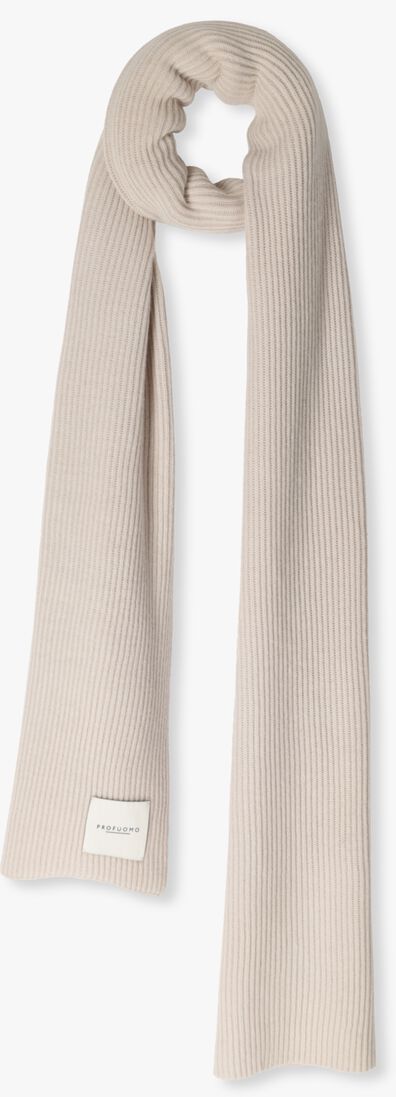 PROFUOMO gebroken wit profuomo sjaal scarf wool nylon