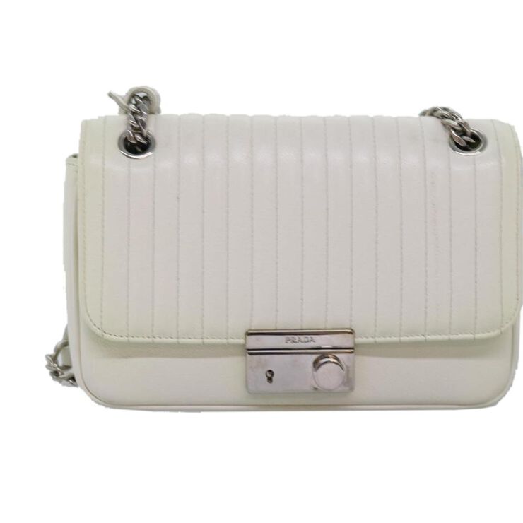 Prada Vintage Prada Crossbody Bag Beige