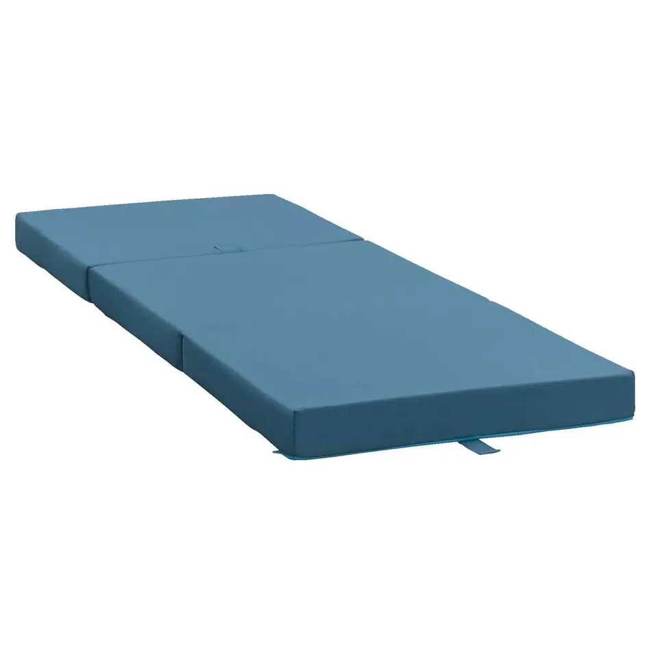Opvouwbaar matras Rumba - blauw - 70x190x9 cm