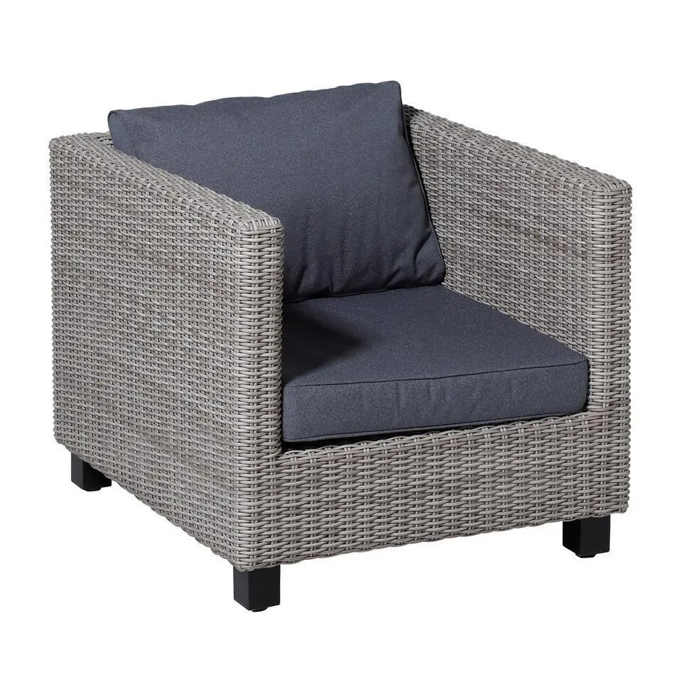 Madison - Lounge Profi-Line Manchester denim grey - Ca. 40x60 cm - Set van 2