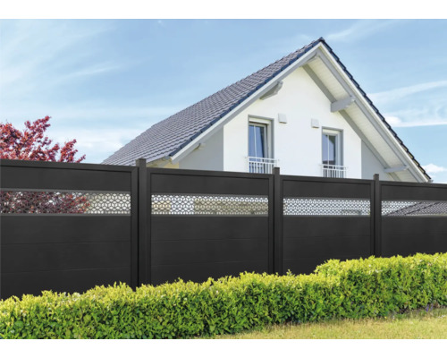 Design inzetstuk GroJa Flex Cube 179,5 x 25,5 cm antraciet