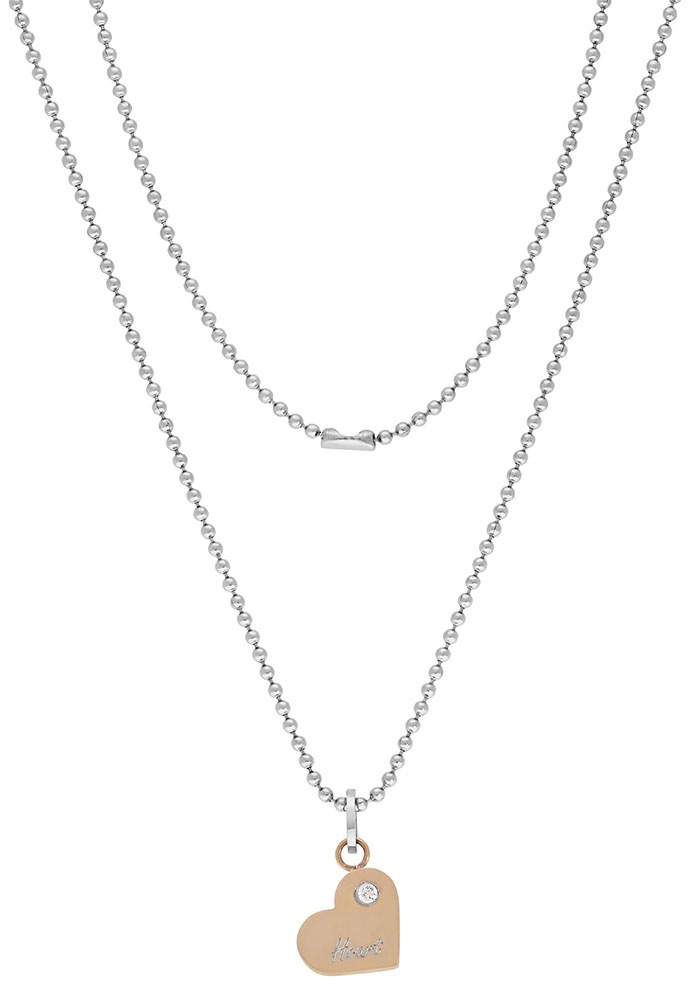Firetti Schmuckset »Multipack Schmuck Geschenk Halsketten LIEBE« (Set, 4 Stk. tlg.)  mit Zirkonia (synth.)