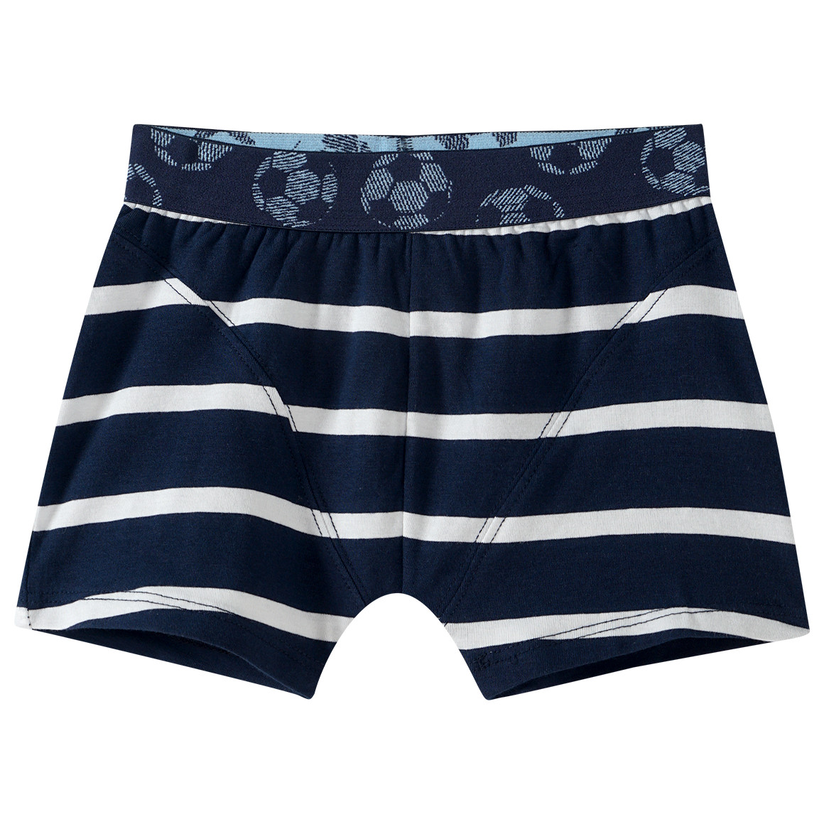 Topolino 3 Jungen Boxer in verschiedenen Dessins dunkelblau / hellblau
