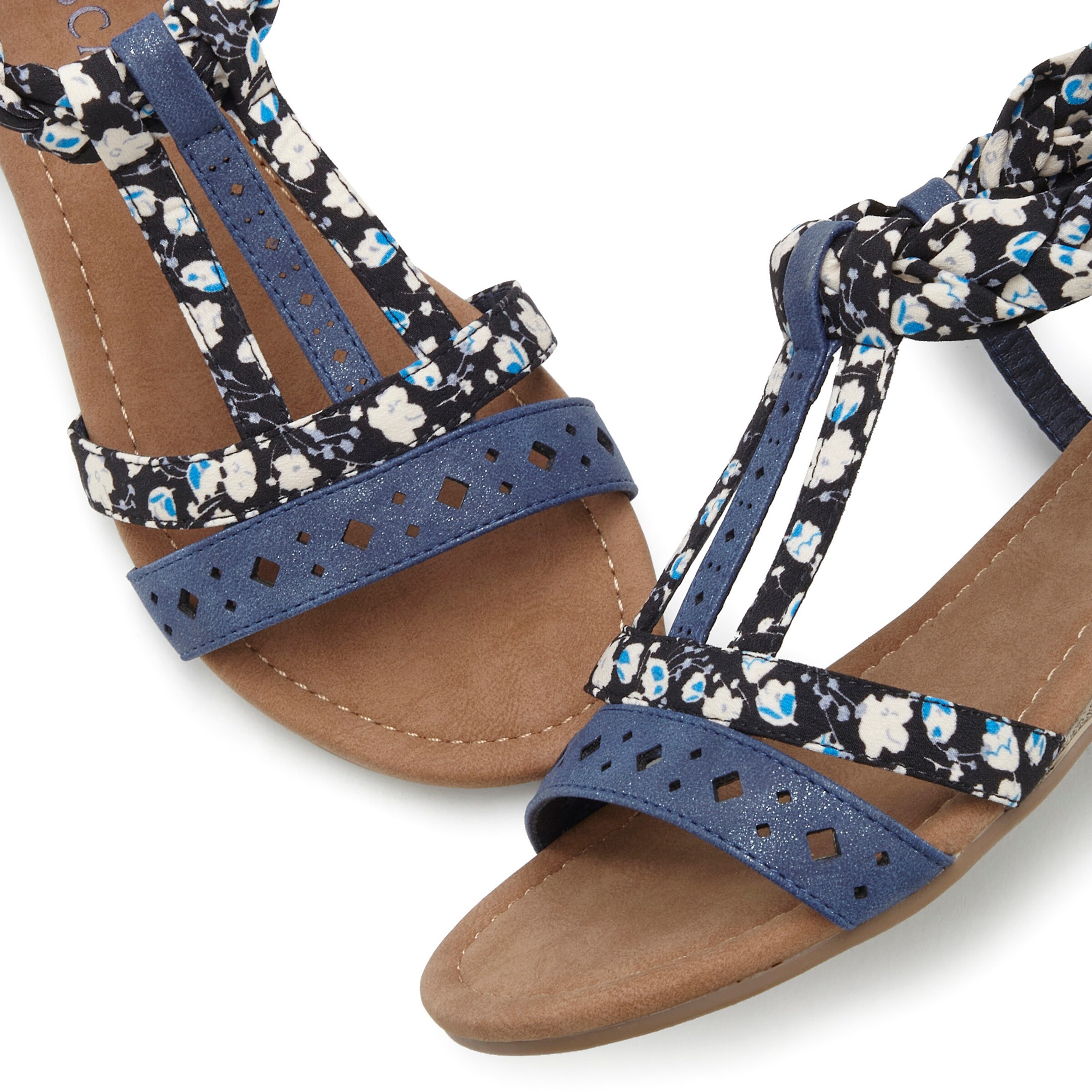 LASCANA Sandale in blau