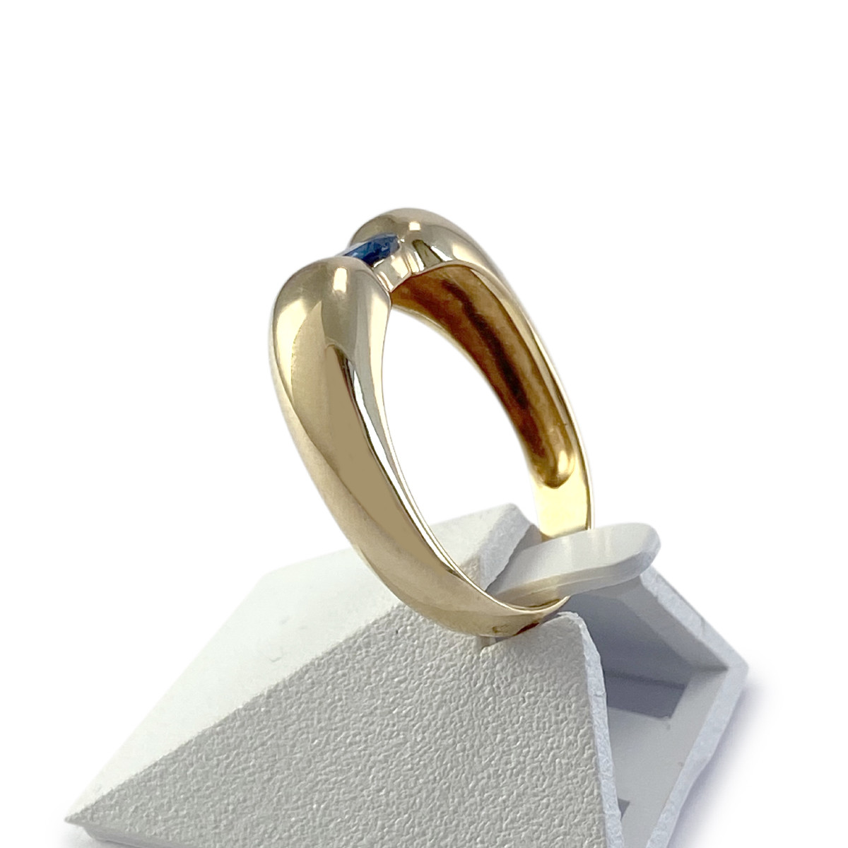 Bague d'occasion or 750 jaune saphir