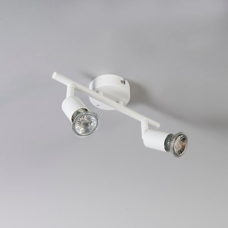 Moderne spot wit kantelbaar 2-lichts - Jeany