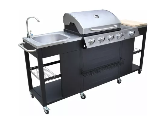 Barbecue de cuisine d'extérieur Montana 4 brûleurs