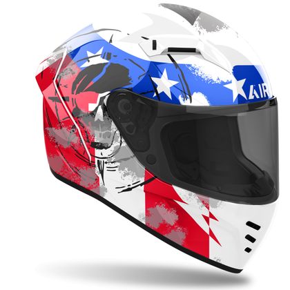 Casque Airoh CONNOR - NATION - Bleu / Blanc