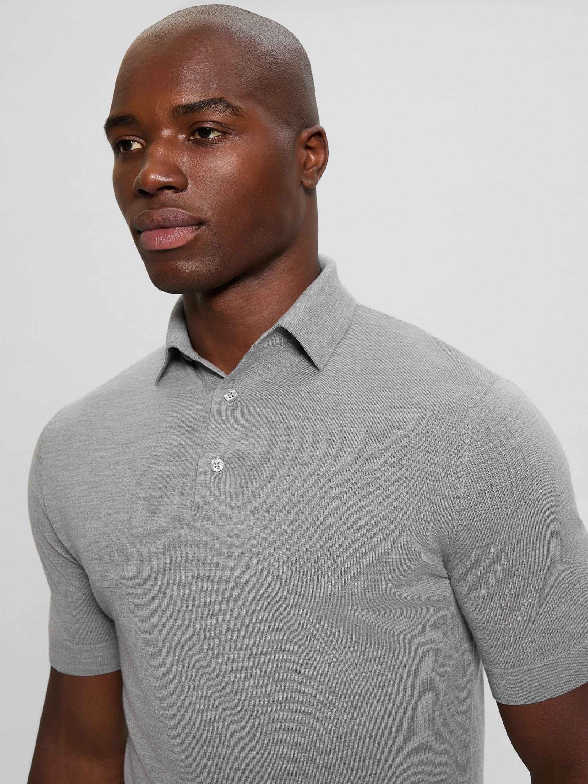 Suéter polo de lã Fred