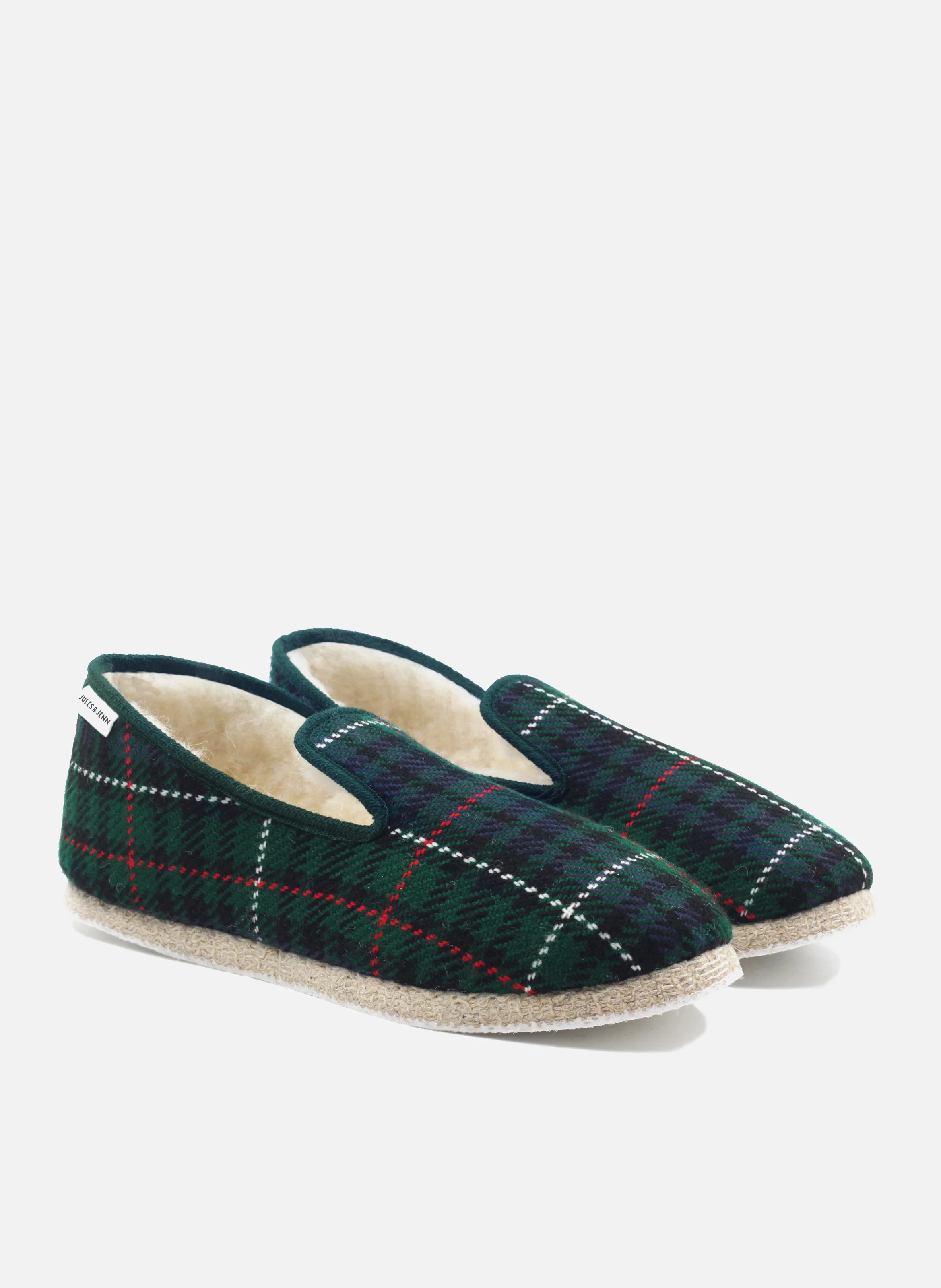 Charentaises tissu | Vert