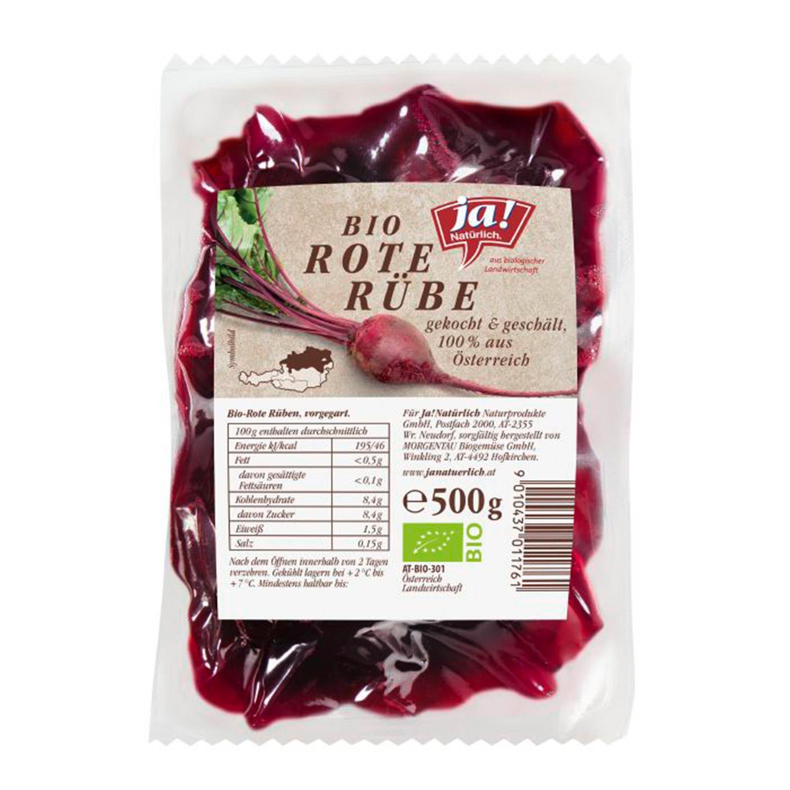 Ja! Natürlich Bio Rote Rübe Gekocht
