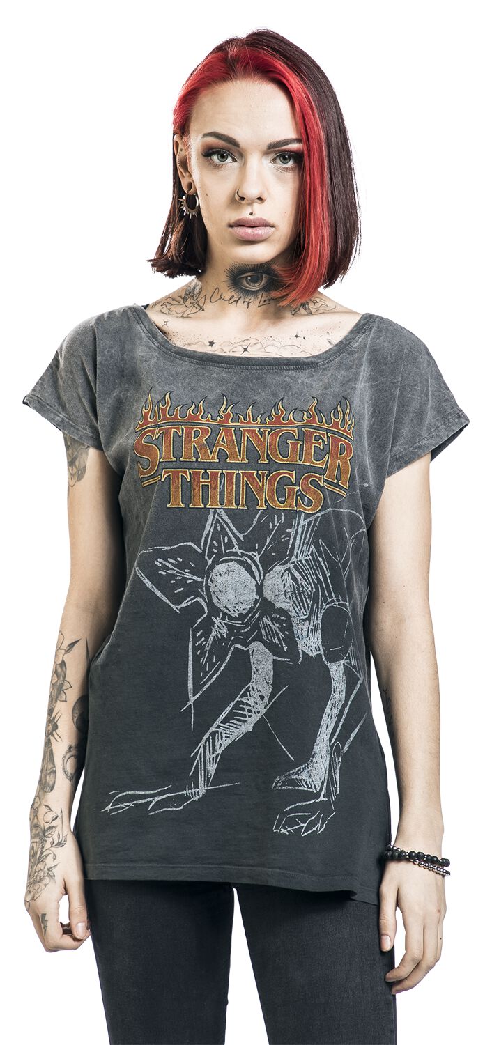 Logo Feu | Stranger Things T-Shirt Manches courtes