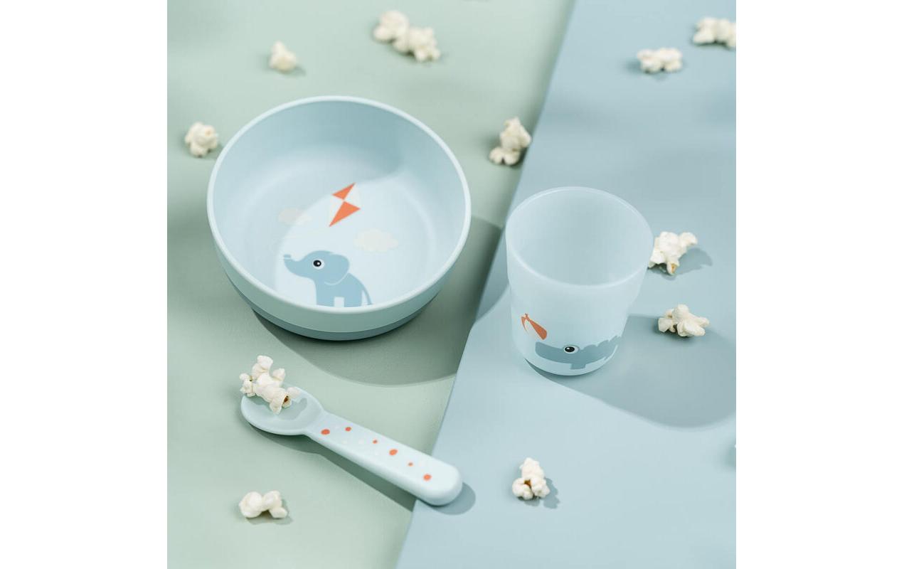 Kindergeschirrset Foodie first meal BlauPraktisches Geschirr-Set